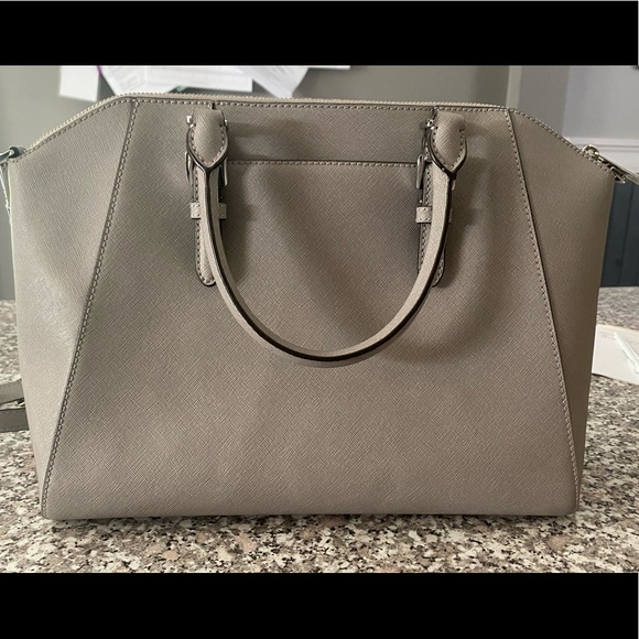 Grey Michael Kors Medium Sized Purse - Picture 2 of 3